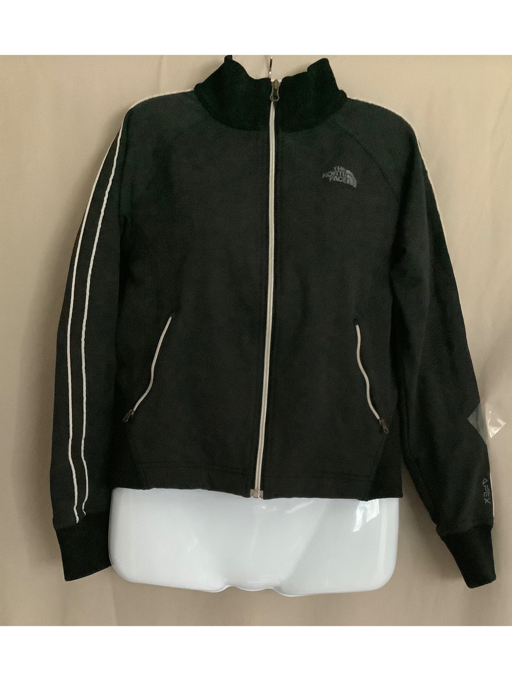The North Face Women's Apex Black Full-Zip Jacket Size M/M